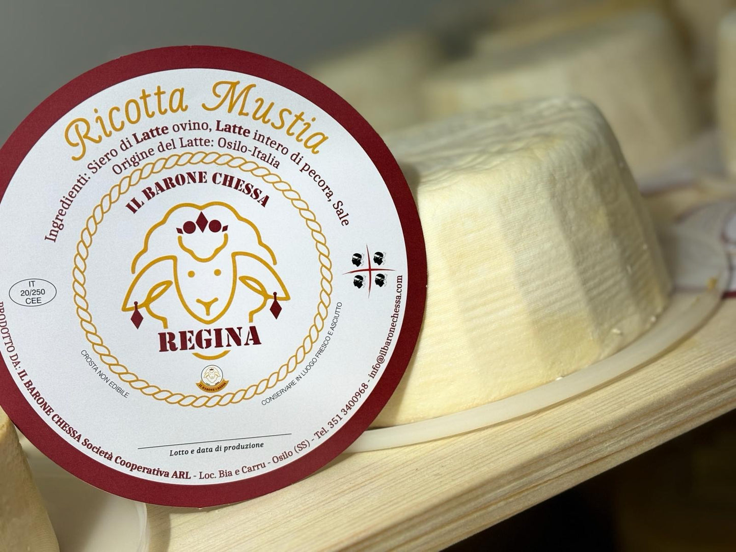 Pecorino di Osilo (SS) from the "Barone Chessa" Artisan Micro-Dairy