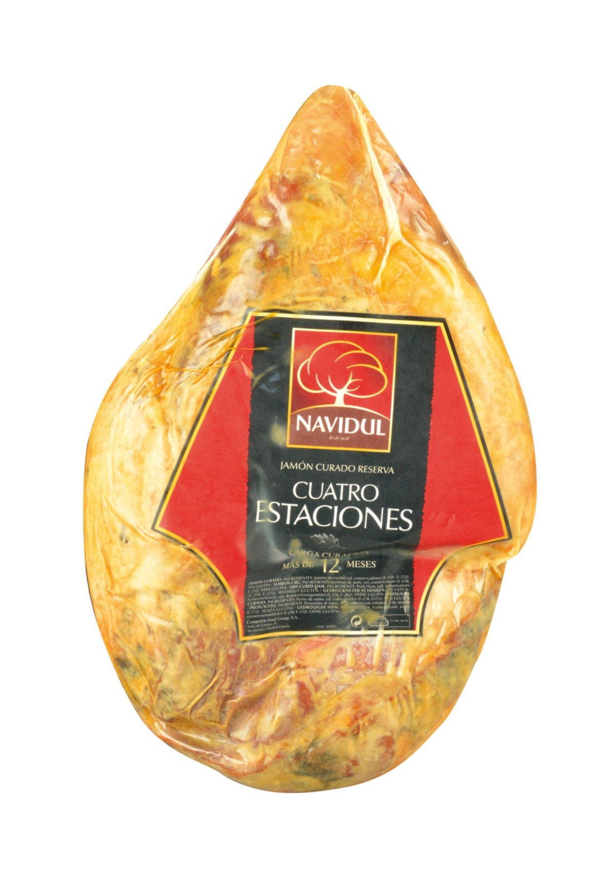 Prosciutto Crudo Serrano senz’osso e con osso da 7,6 kg circa