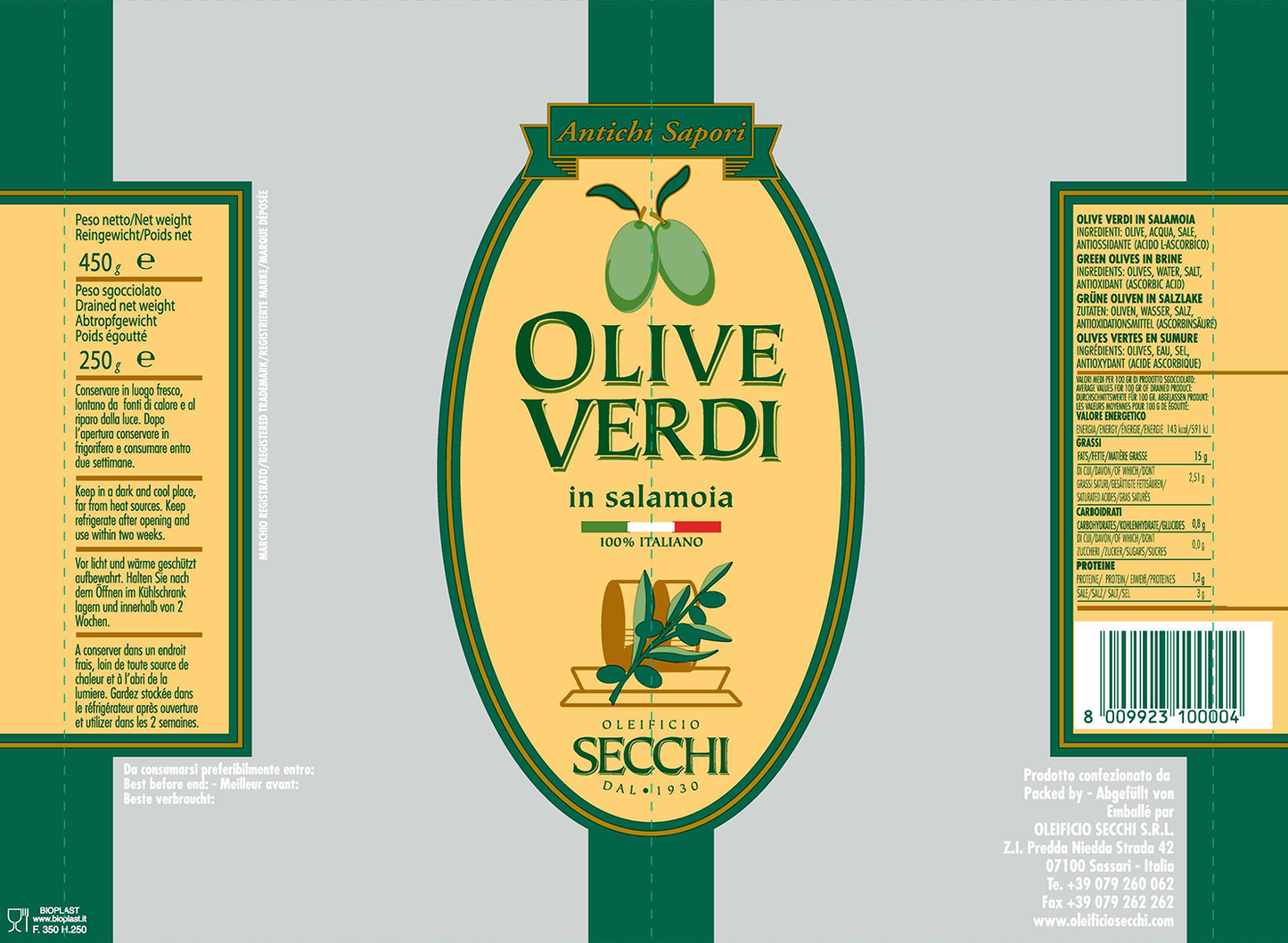 Olives en saumure