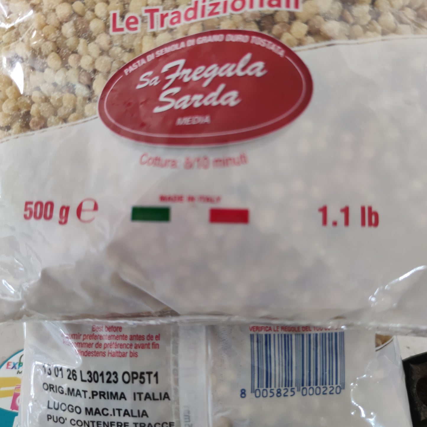 Fregola Sarda tipo artigianale