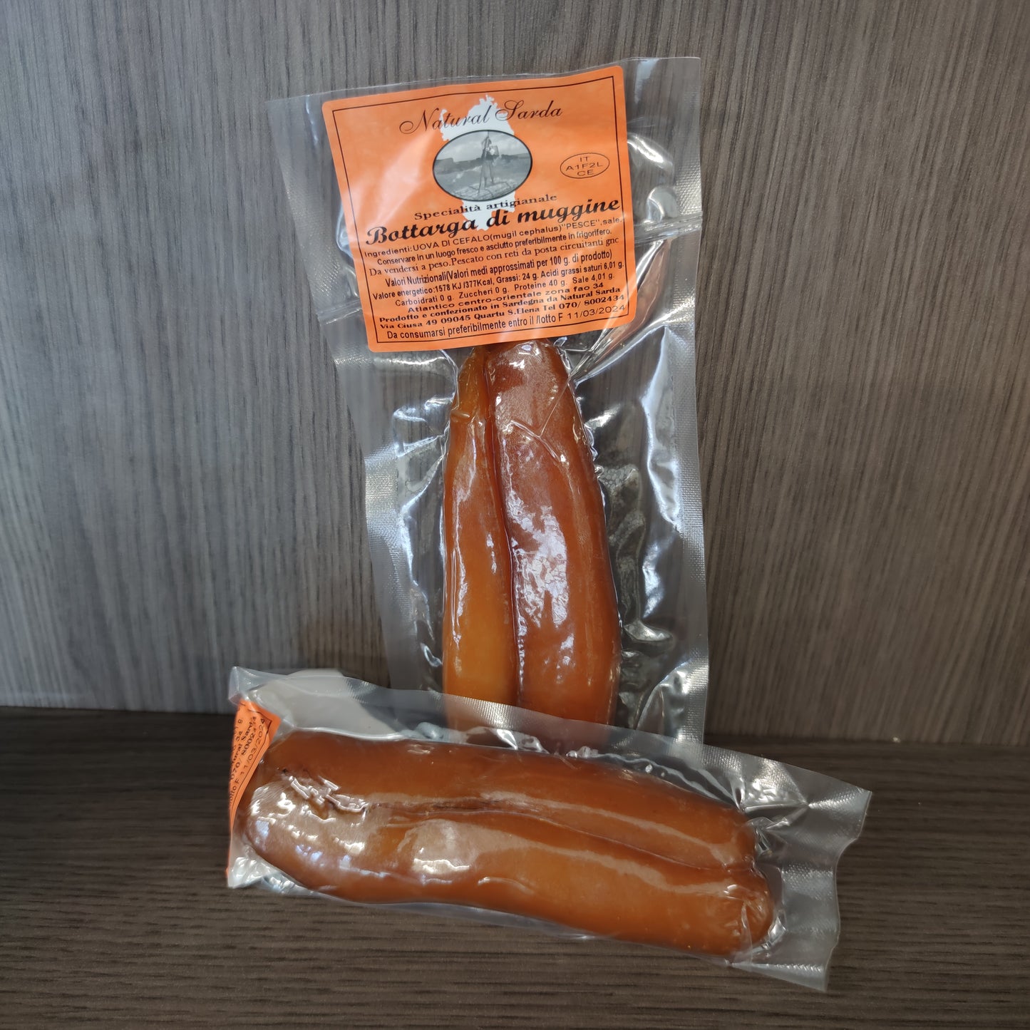 Mullet bottarga from Quartu Sant'Elena (CA) choose the size