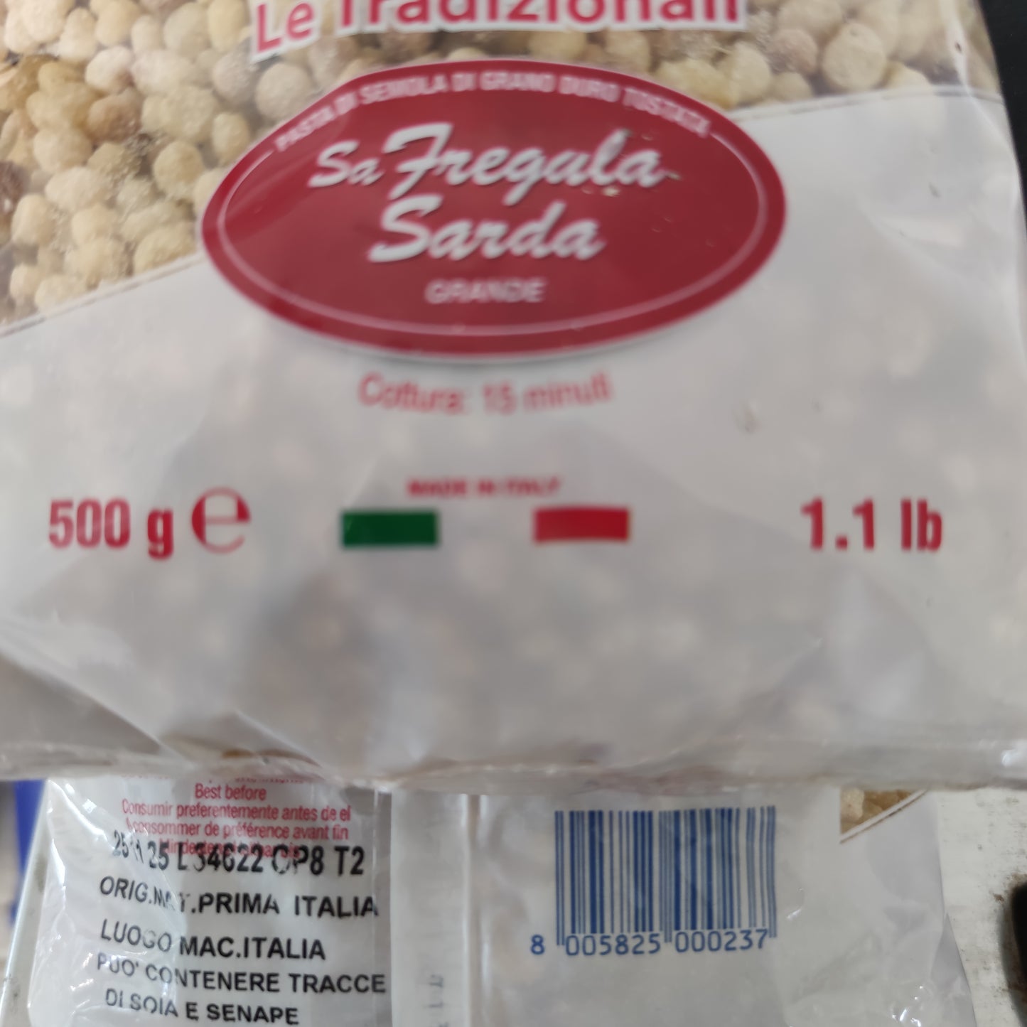 Fregola Sarda tipo artigianale