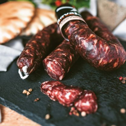 Saucisse Desulo (NU) environ 400 grammes, classique ou fumée