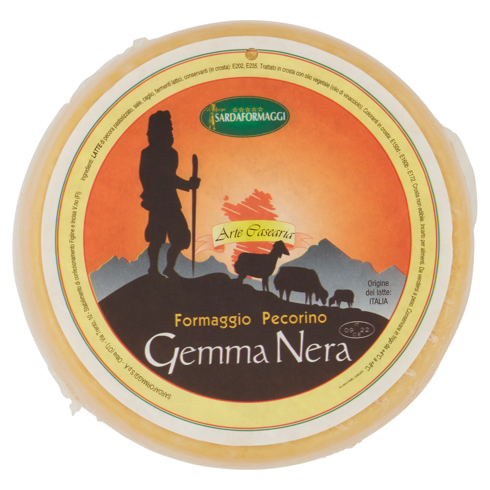 Pecorino Gemma Nera Stagionato della Sardaformaggi di Buddusò (SS)