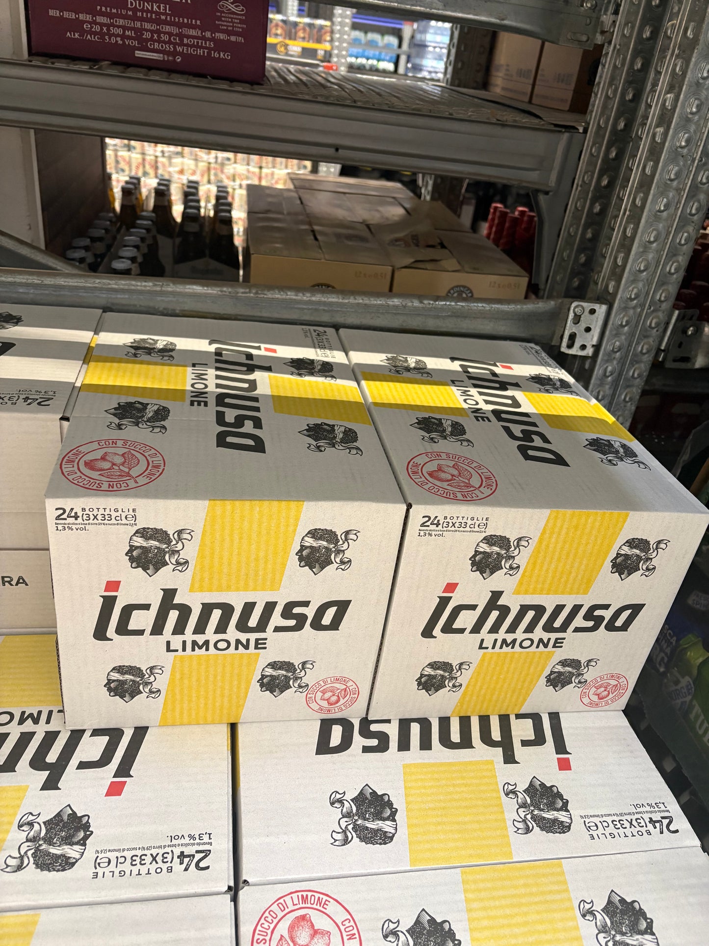 Ichnusa, Ichnusa non Filtrata, Ichnusa al limone casse