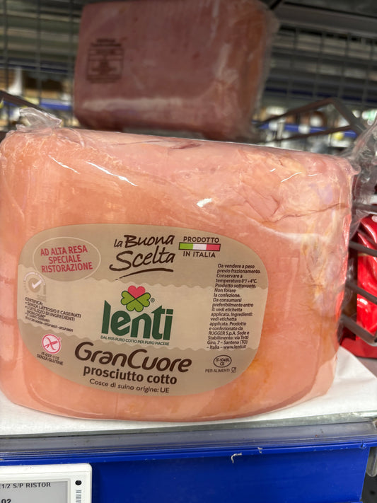 Prosciutto cotto Gran cuore 4,5 kg circa