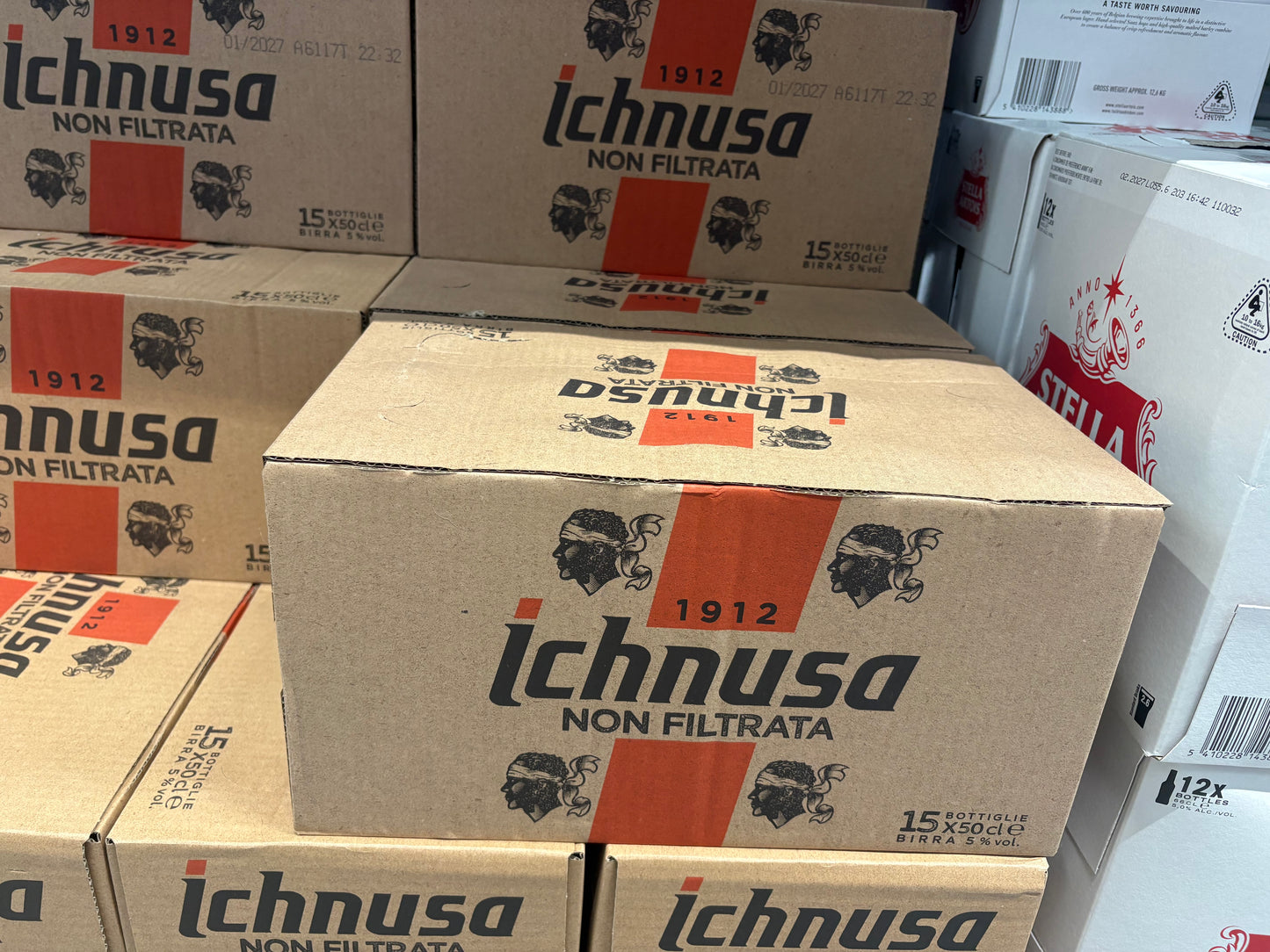 Ichnusa, Ichnusa non Filtrata, Ichnusa al limone casse