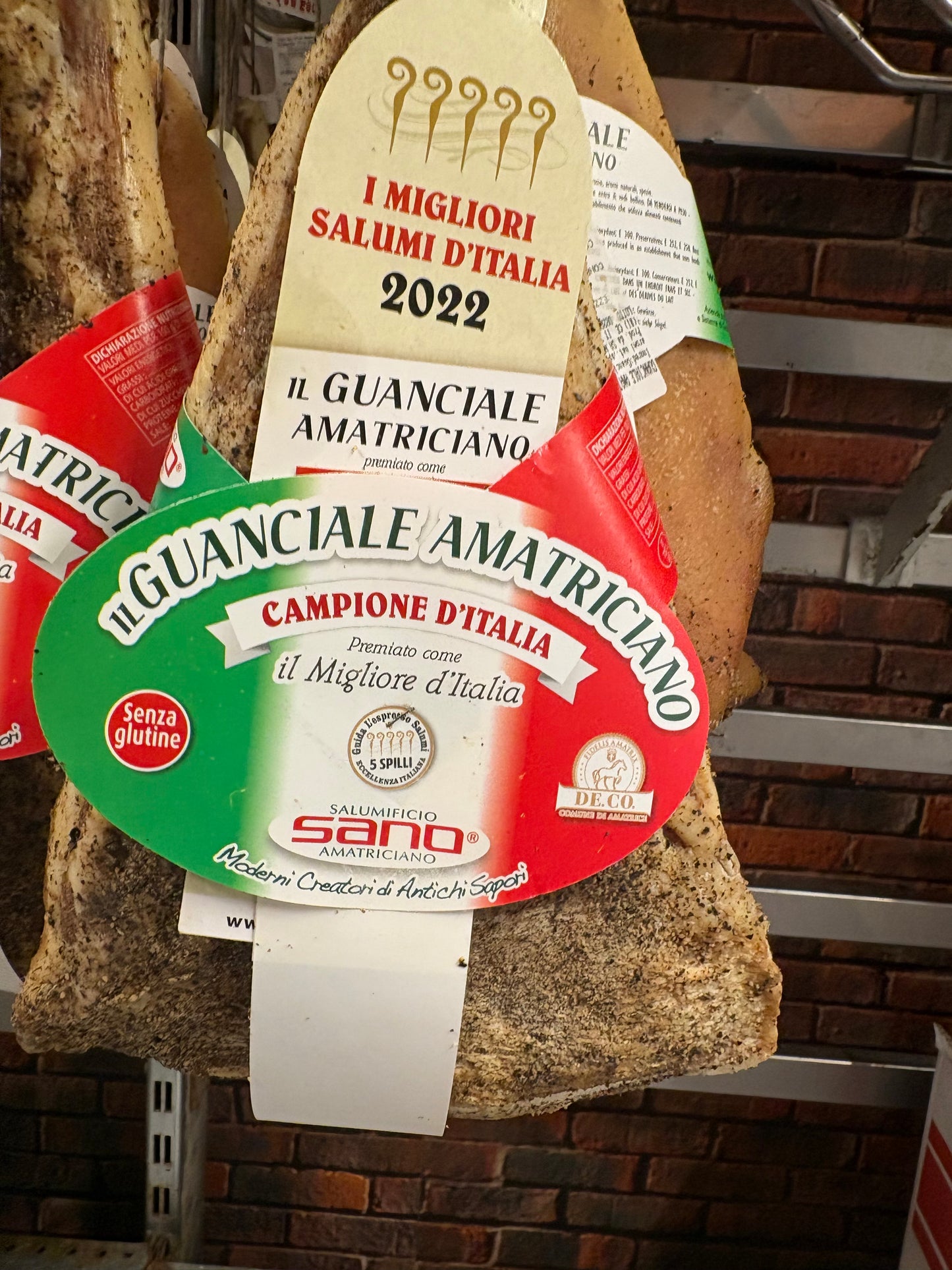 Guanciale Amatriciano 1 kg circa