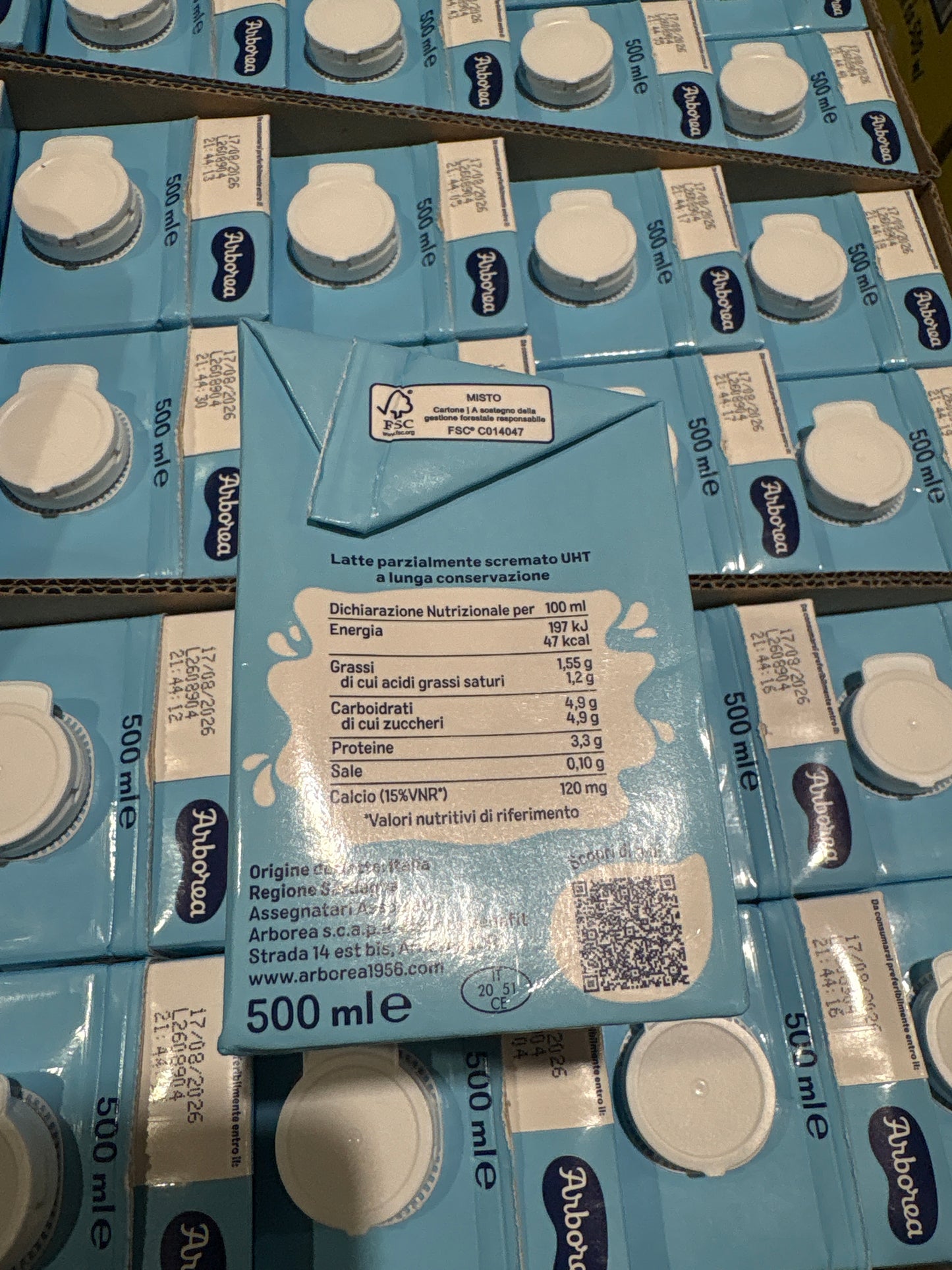 Latte Arborea Parzialmente Scremato