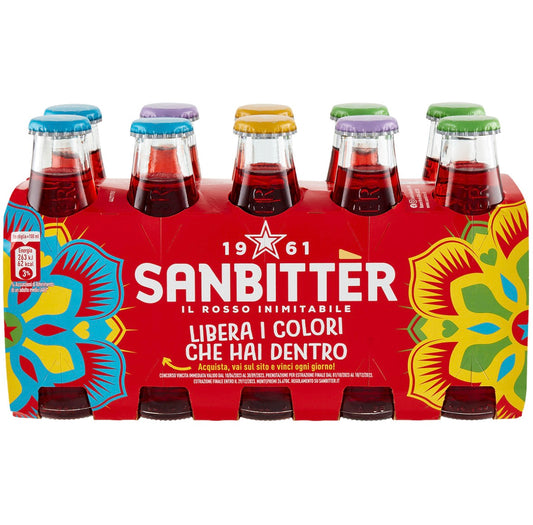 SANBITTER Aperitivo analcolico rosso 10 bott. 10 cl