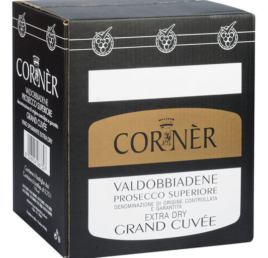 CORNER Valdobbiadene DOCG prosecco superiore Grand
cuvée 6 bott. 75 cl