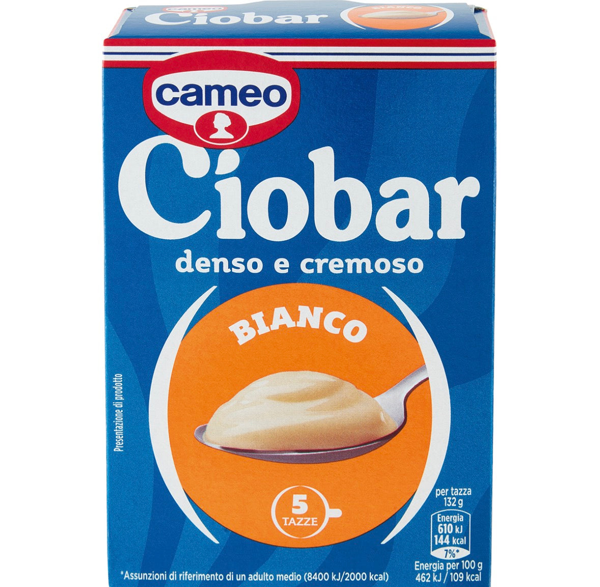CAMEO Cioccolata bianca Ciobar 5 conf. 525 (105 g x 5
pezzi) g