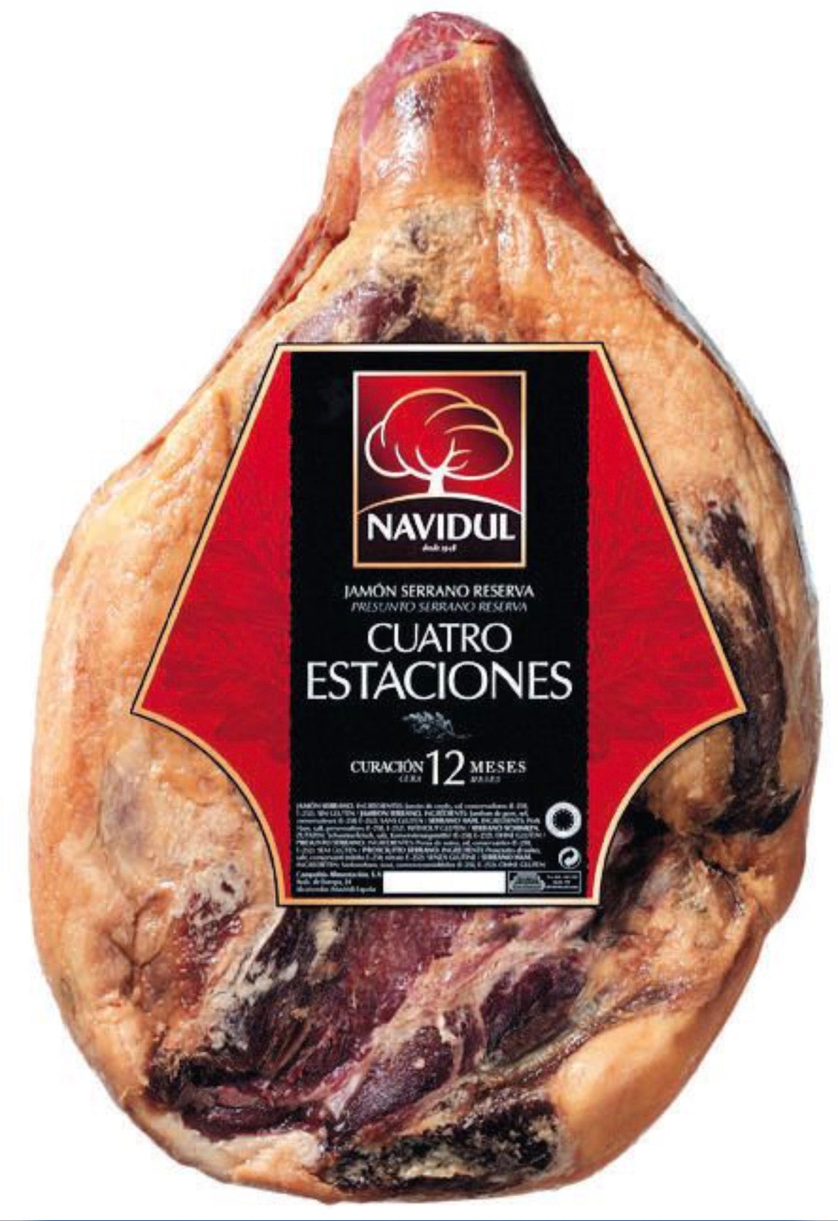 Prosciutto Crudo Serrano senz’osso e con osso da 7,6 kg circa