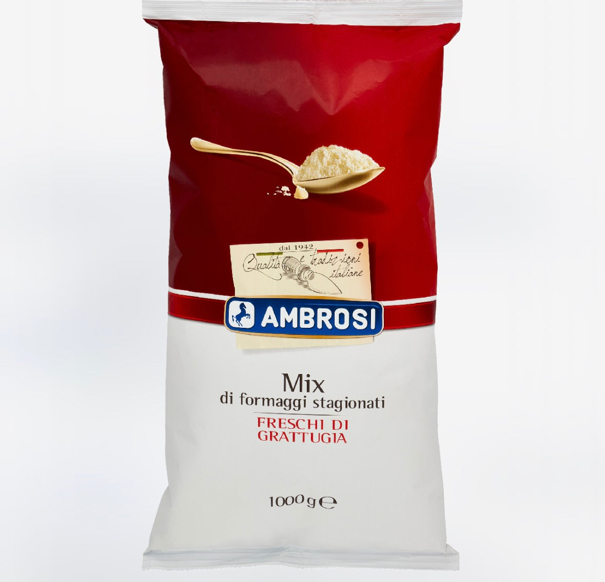 Formaggio grattugiato Ambrosi da 1 kg