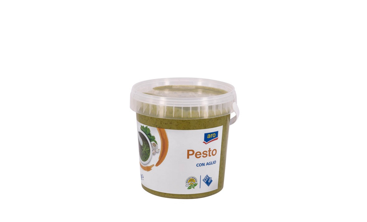 Pesto con e senza aglio Secchiello